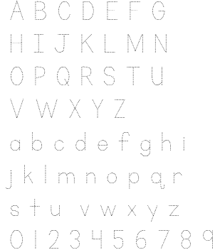 KG Primary Dots English Font | Regular Type - Free Download