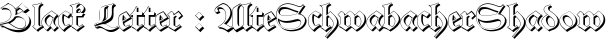 AlteSchwabacherShadow English Font