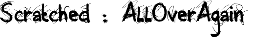AllOverAgain English Font